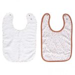 Bebejou Σαλιάρα 2 Τεμάχια Fabulous Hearts