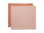 Bebejou Σετ Πάνες Αγκαλιάς 3 τμχ (70x70 cm) Pure Cotton Pink