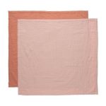 Bebejou Σετ Πάνες Αγκαλιάς 3 τμχ (70x70 cm) Pure Cotton Pink