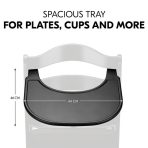 Hauck Alpha Ξύλινος Δίσκος Wooden Tray Dark Grey - Image 4