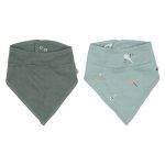 Bebejou Σαλιάρα Μπαντανα 2 Τεμ. Ocean Vibes