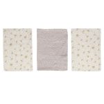 Bebejou Γάντι Μπάνιου Μουσελίνα 3τμχ Fabulous Wish Grey