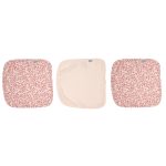 Bebejou Σετ 3 Τεμαχίων Λαβέτες Leopard Pink (32x32cm)