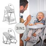 Hauck Ρηλάξ, 3 σε 1 καρέκλα φαγητού Sit n' Relax Nordic Grey - Image 9