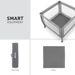 HAUCK Παρκοκρέβατο Sleep n Play SQ nordic grey - Image 10