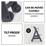 Hauck Ξύλινη καρέκλα φαγητού Beta+ B Dark Grey - Image 4