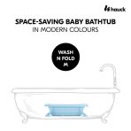 Hauck Πτυσσόμενη Μπανιέρα Wash n Fold M Light Blue - Image 2