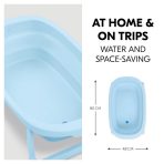 Hauck Πτυσσόμενη Μπανιέρα Wash n Fold M Light Blue - Image 3