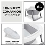 Hauck Πτυσσόμενη Μπανιέρα Wash n Fold L White Stone - Image 4