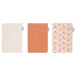 Luma Γάντι Μπάνιου Muslin 3 τεμ. Flower Fever Nude