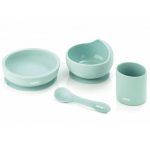 Jane Σετ φαγητού Σιλικόνης Mint