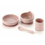 Jane Σετ φαγητού Σιλικόνης Pale