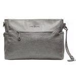 Little Company Τσάντα Αλλαξιέρα Ώμου Δερματίνη Copenhagen Croco Γκρι