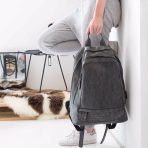 Little Company Σακίδιο Πλάτης Δερματίνη Stockholm Perfo