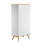 Bebejou - Ντουλάπα δίφυλλη Nature White/Oak