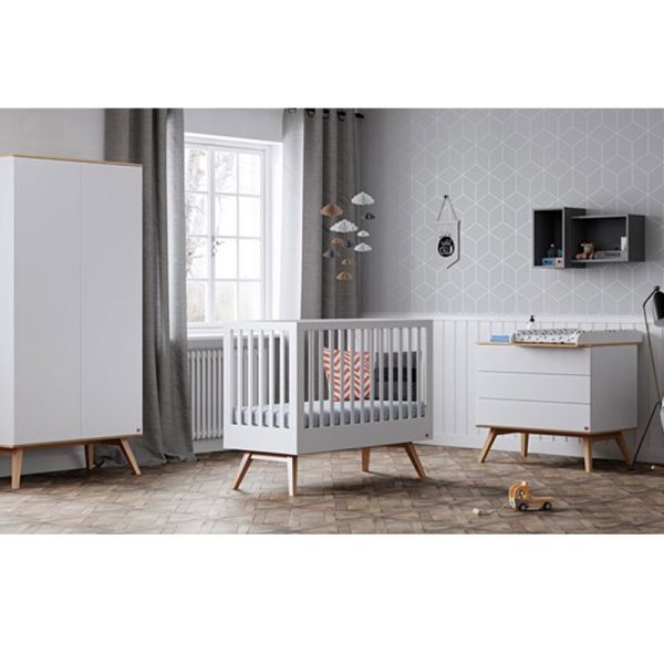 Bebejou - Βρεφικό δωμάτιο Nature Baby White/Oak