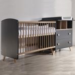 Bebejou - Κρεβάτι βρεφικό Colette Anthrakite (70x140)