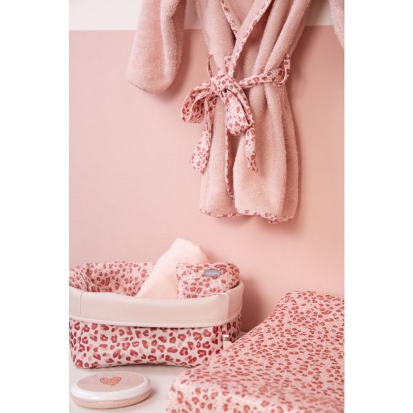 Bebejou - Γάντι μπάνιου Leopard Pink 2 τμχ