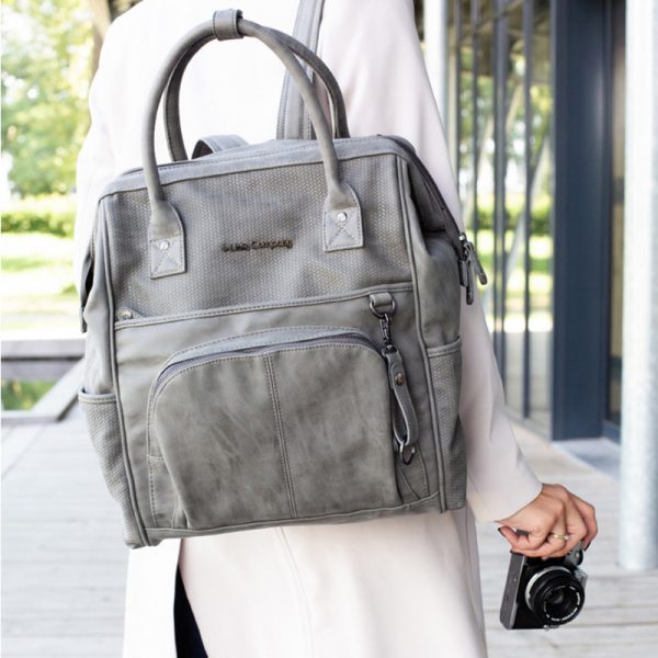 Little Company - Τσάντα αλλαγής ώμου και πλάτης γκρι