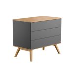 Bebejou - Συρταριέρα Nature Baby Graphite/Oak