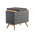 Bebejou - Συρταριέρα Nature Baby Graphite/Oak