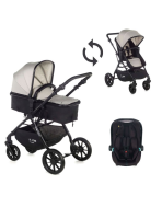 JANE Πολυκαρότσι Track 2 in 1 με κάθισμα αυτοκινήτου carrier i size Iron