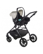 JANE Πολυκαρότσι Track 2 in 1 με κάθισμα αυτοκινήτου carrier i size Iron - Image 4