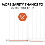 HAUCK Πόρτα Ασφαλείας  Open N Stop 2 incl. 9cm White (CH) - Image 3