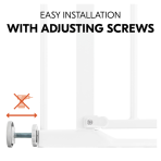 HAUCK Πόρτα Ασφαλείας  Open N Stop 2 incl. 9cm White (CH) - Image 5